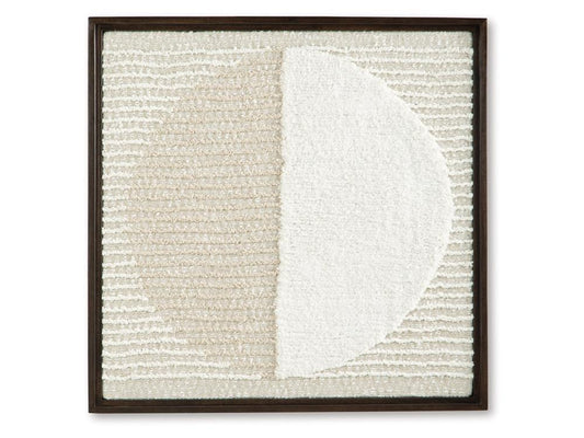 Signature Design by Ashley - Bachard Wall Decor in Tan/White - A8010330 veiw 1