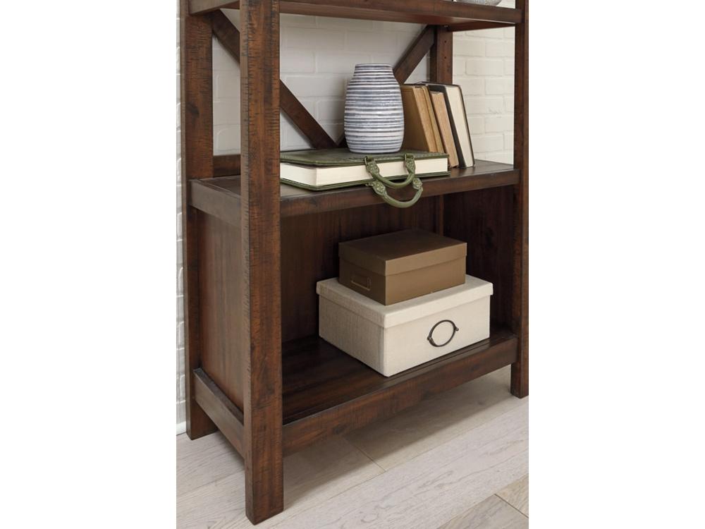 Signature Design by Ashley - Baldridge Large Bookcase in Rustic Brown - H675-17 veiw 3