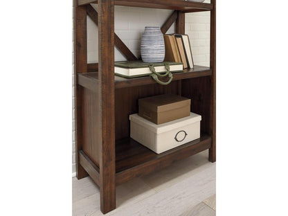 Signature Design by Ashley - Baldridge Large Bookcase in Rustic Brown - H675-17 veiw 3