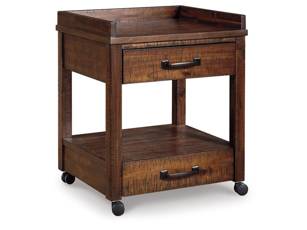 Signature Design by Ashley - Baldridge Printer Stand in Rustic Brown - H675-11 veiw 1