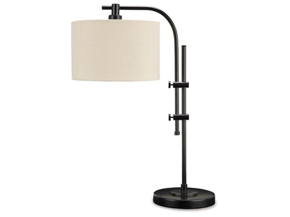 Signature Design by Ashley - Baronvale Metal Accent Lamp in Black - L206043 veiw 1