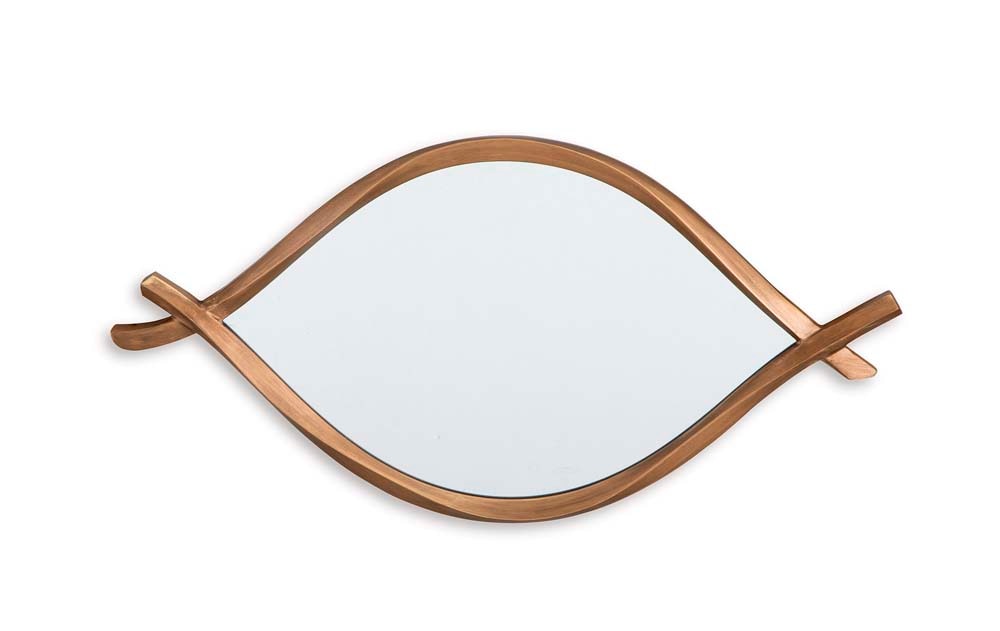Signature Design by Ashley - Bartner Accent Mirror in Antique Gold Finish - A8010340 veiw 1