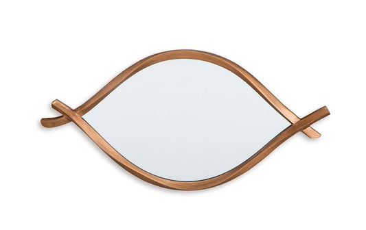 Signature Design by Ashley - Bartner Accent Mirror in Antique Gold Finish - A8010340 veiw 1