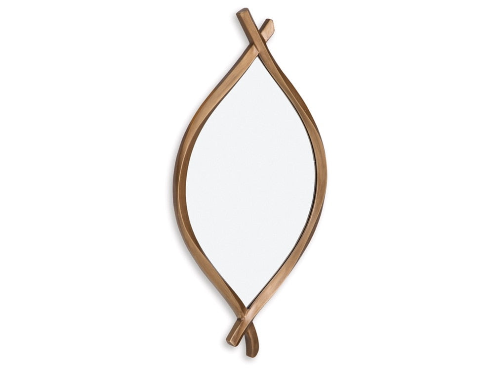 Signature Design by Ashley - Bartner Accent Mirror in Antique Gold Finish - A8010340 veiw 4