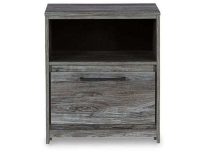 Signature Design by Ashley - Baystorm One Drawer Night Stand in Gray - B221-91 veiw 1