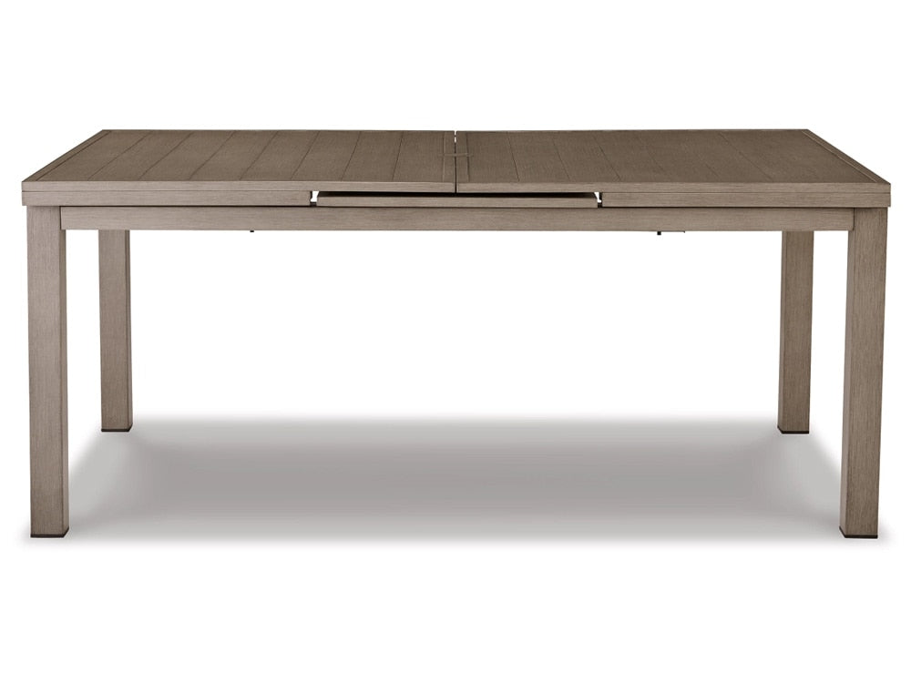 Signature Design by Ashley - Beach Front Outdoor Rect Dining Room Ext Table in Beige - P323-635 veiw 1