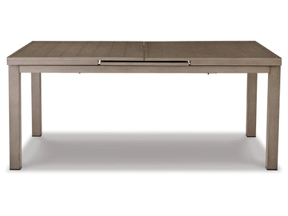 Signature Design by Ashley - Beach Front Outdoor Rect Dining Room Ext Table in Beige - P323-635 veiw 1