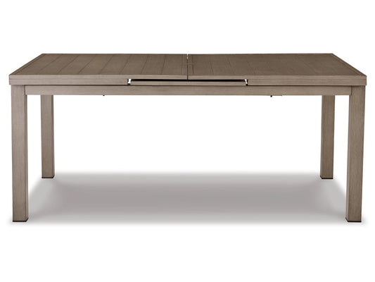 Signature Design by Ashley - Beach Front Outdoor Rect Dining Room Ext Table in Beige - P323-635 veiw 2