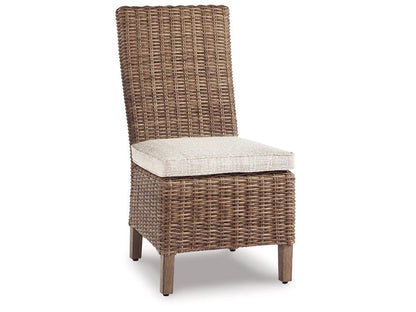 Signature Design by Ashley - Beachcroft Outdoor Chair With Cushion (Set of 2) in Beige - P791-601 veiw 3