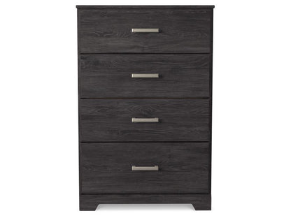 Signature Design by Ashley - Belachime Four Chest Drawers in Black - B2589-44 veiw 1