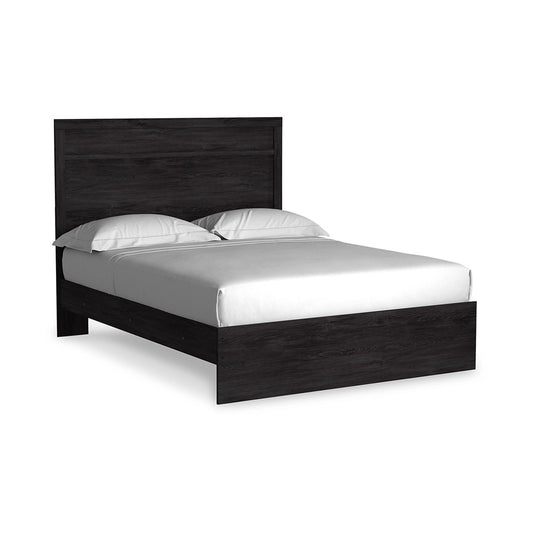 Signature Design by Ashley - Belachime Queen Panel Bed in Black veiw 1