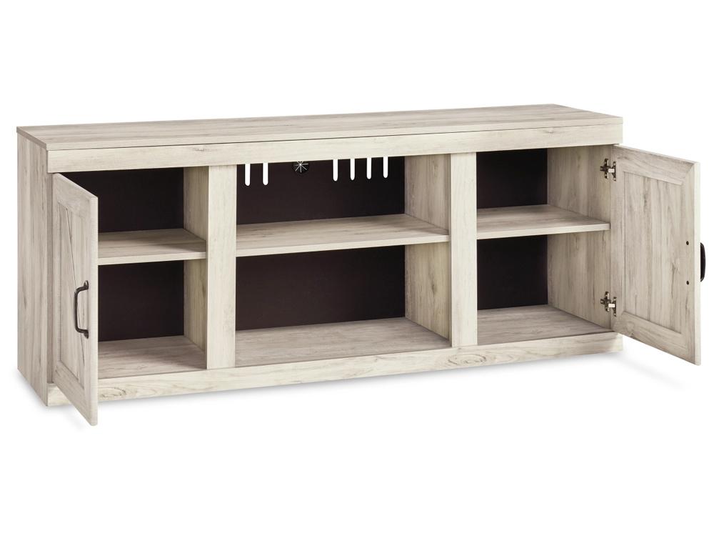 Signature Design by Ashley - Bellaby 60in TV Stand in Whitewash - EW0331-268 veiw 3