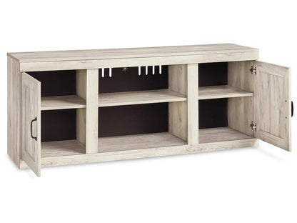 Signature Design by Ashley - Bellaby 60in TV Stand in Whitewash - EW0331-268 veiw 3