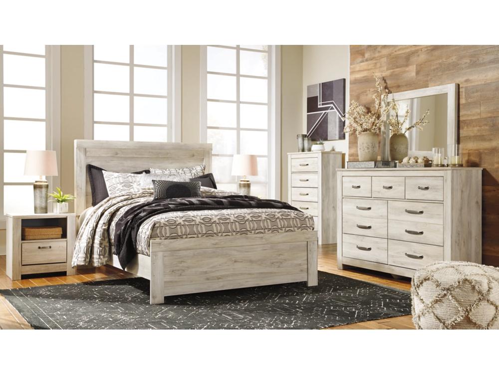 Signature Design by Ashley - Bellaby Five Drawer Chest in Whitewash - B331-46 veiw 4