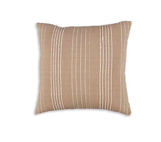 Signature Design by Ashley - Benbert Pillow (Set of 4) in Tan/White - A1000958 veiw 1