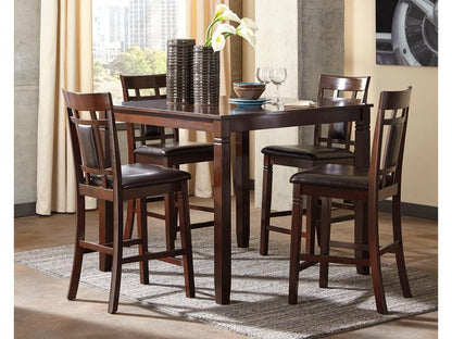 Signature Design by Ashley - Bennox Drm Counter Table (Set of 5) in Brown - D384-223 veiw 2