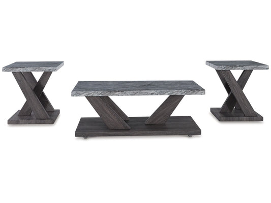 Signature Design by Ashley - Bensonale Occasional Table Set (Set of 3) in Brown/Gray - T400-13 veiw 1