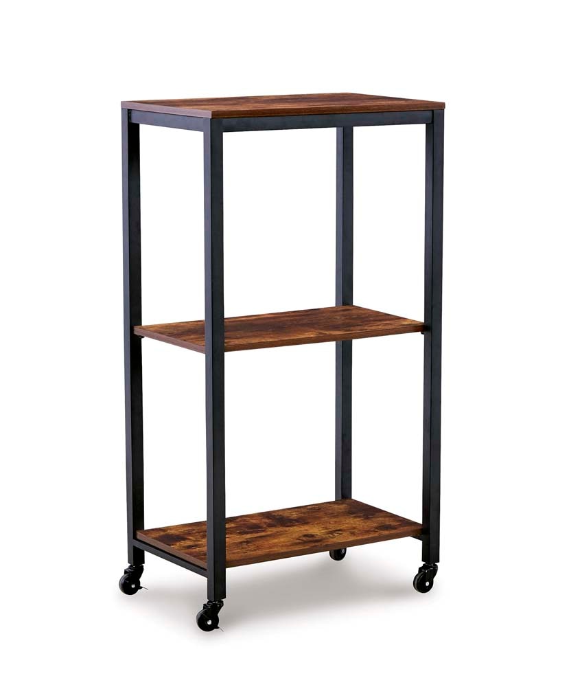 Signature Design by Ashley - Bevinfield Bar Cart in Brown/Black - A4000394 veiw 1