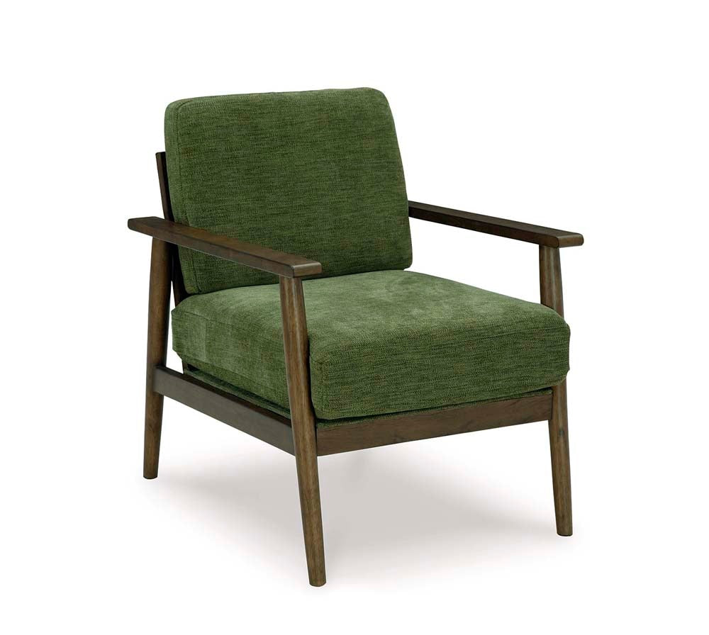 Signature Design by Ashley - Bixler Showood Accent Chair in Olive - 2610760 veiw 1