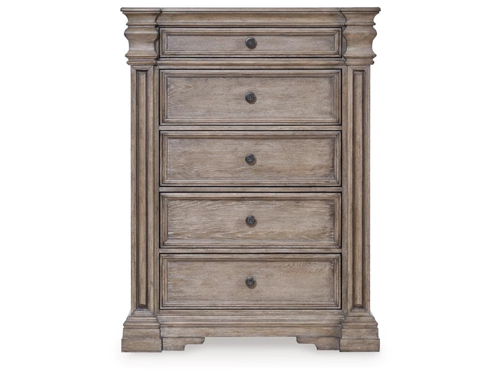 Signature Design by Ashley - Blairhurst Five Drawer Chest in Light Grayish Brown - B916-46 veiw 1