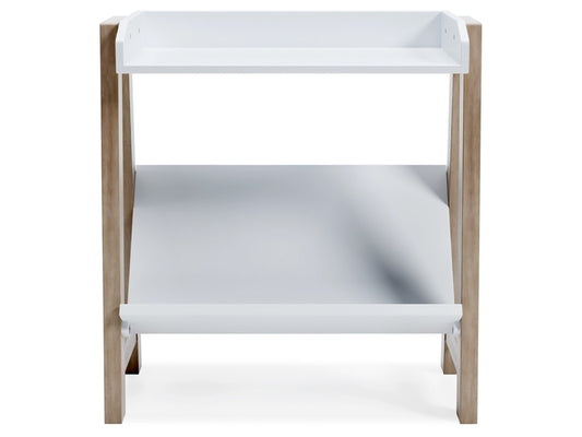 Signature Design by Ashley - Blariden Small Bookcase in White/Tan - A4000361 veiw 1