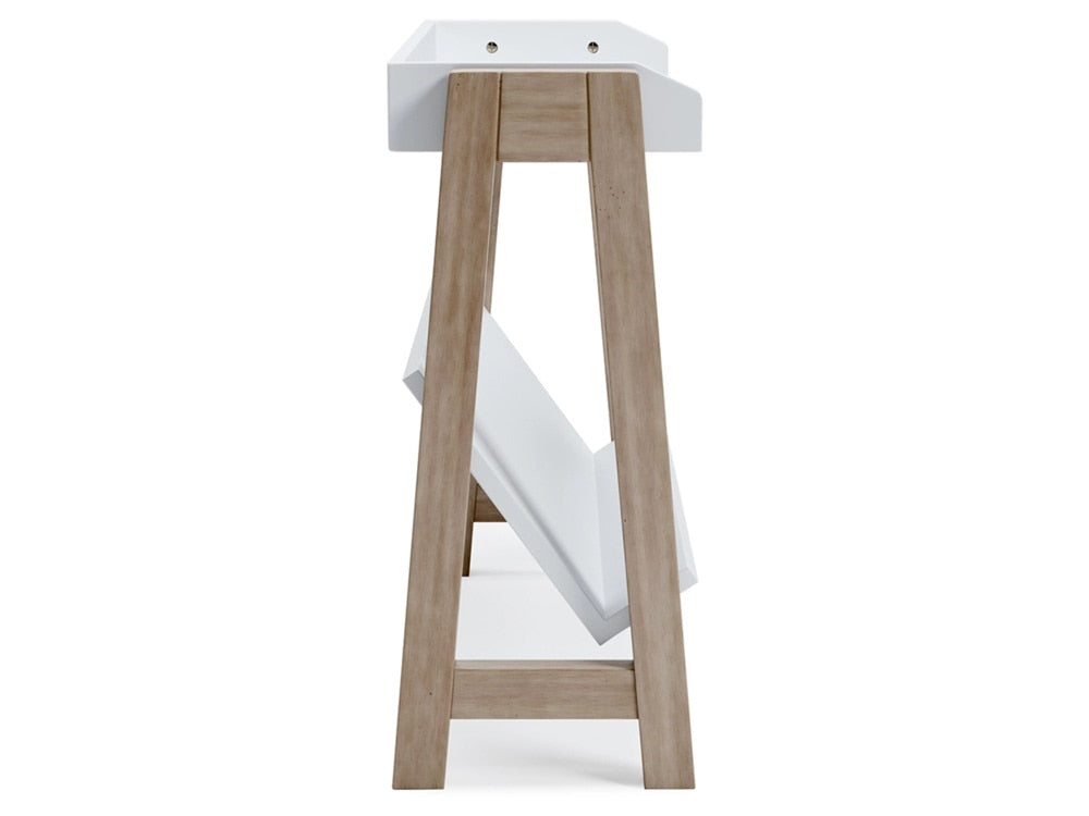 Signature Design by Ashley - Blariden Small Bookcase in White/Tan - A4000361 veiw 4