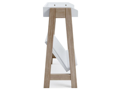 Signature Design by Ashley - Blariden Small Bookcase in White/Tan - A4000361 veiw 4
