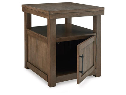 Signature Design by Ashley - Boardernest End Table in Brown - T738-3 veiw 3