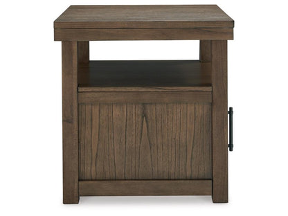 Signature Design by Ashley - Boardernest End Table in Brown - T738-3 veiw 4