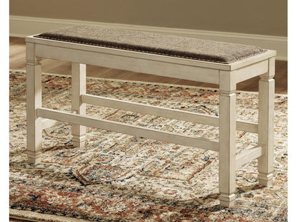 Signature Design by Ashley - Bolanburg Dbl Counter Uph Bench in Two-Tone - D647-09 veiw 2