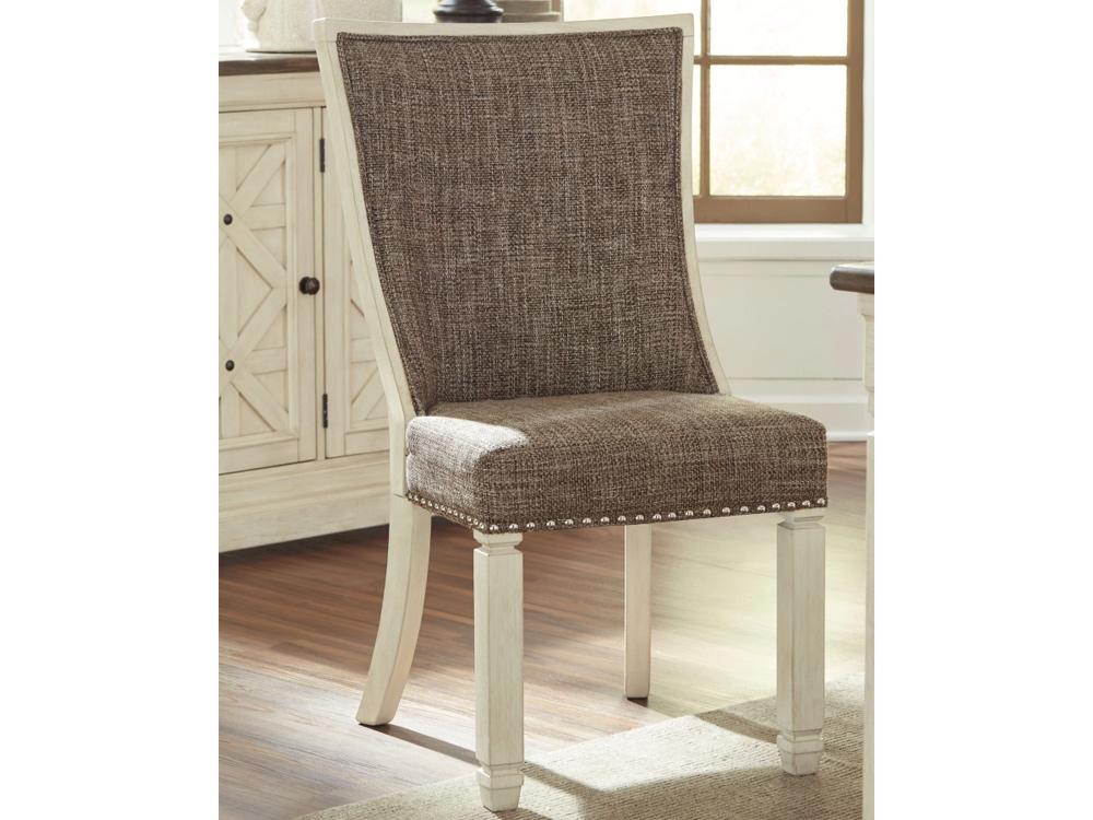 Signature Design by Ashley - Bolanburg Dining Uph Side Chair (Set Of 2) in Two-Tone - D647-02 veiw 2