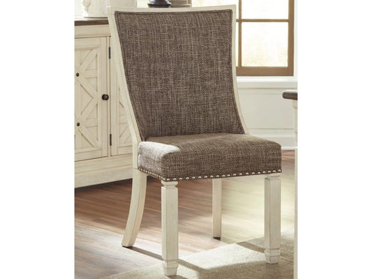 Signature Design by Ashley - Bolanburg Dining Uph Side Chair (Set Of 2) in Two-Tone - D647-02 veiw 2