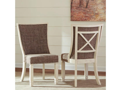 Signature Design by Ashley - Bolanburg Dining Uph Side Chair (Set Of 2) in Two-Tone - D647-02 veiw 3