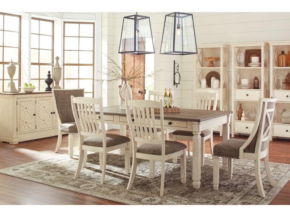 Signature Design by Ashley - Bolanburg Dining Uph Side Chair (Set Of 2) in Two-Tone - D647-02 veiw 4