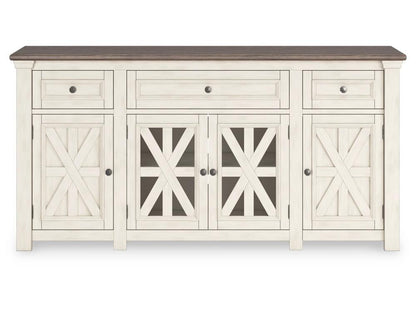 Signature Design by Ashley - Bolanburg Extra Large Tv Stand in Two-Tone - W647-68 veiw 1
