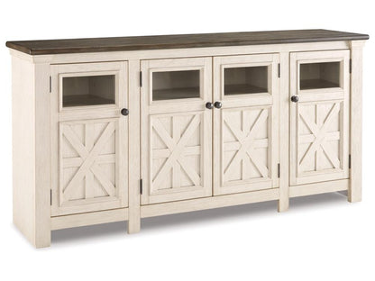 Signature Design by Ashley - Bolanburg Extra Large Tv Stand in Two-Tone - W647-60 veiw 1