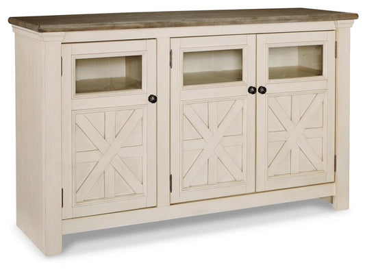Signature Design by Ashley - Bolanburg Large Tv Stand in Two-tone - W647-38 veiw 1