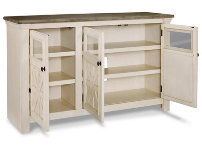 Signature Design by Ashley - Bolanburg Large Tv Stand in Two-tone - W647-38 veiw 3