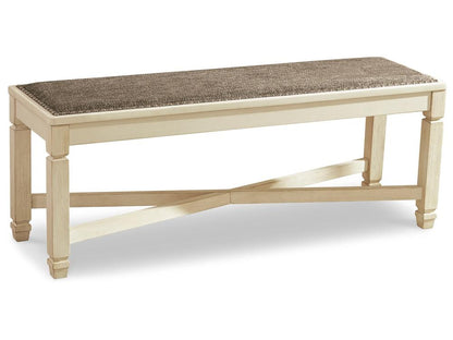 Signature Design by Ashley - Bolanburg Large Uph Dining Room Bench in Two-Tone - D647-00 veiw 1