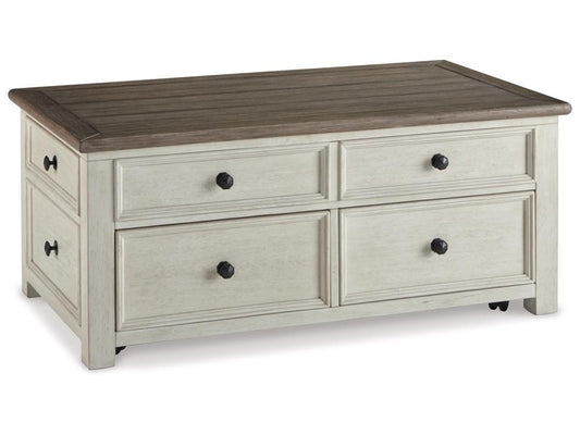 Signature Design by Ashley - Bolanburg Lift Top Cocktail Table in Two-Tone - T637-20 veiw 1