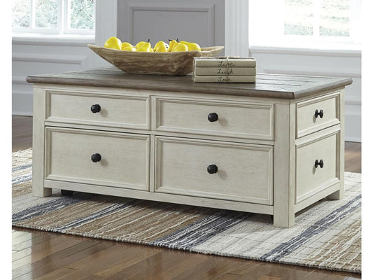 Signature Design by Ashley - Bolanburg Lift Top Cocktail Table in Two-Tone - T637-20 veiw 2