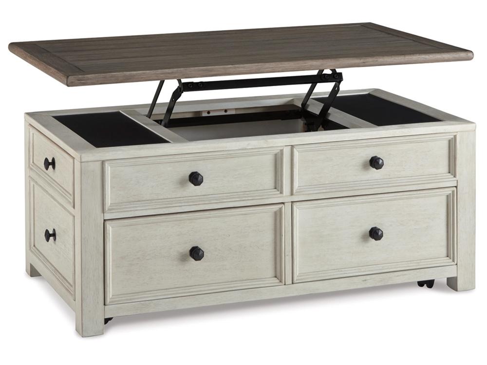 Signature Design by Ashley - Bolanburg Lift Top Cocktail Table in Two-Tone - T637-20 veiw 4