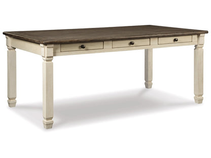 Signature Design by Ashley - Bolanburg Rectangular Dining Room Table in Two-Tone - D647-25 veiw 1