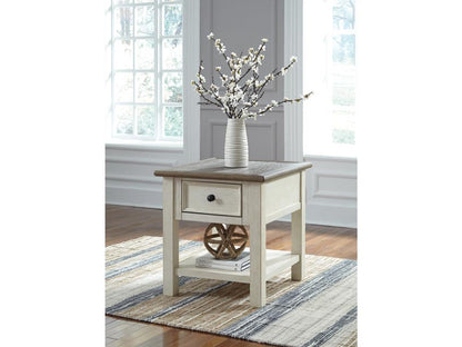 Signature Design by Ashley - Bolanburg Rectangular End Table in Two-Tone - T637-3 veiw 2