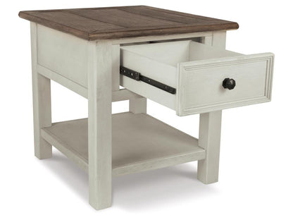 Signature Design by Ashley - Bolanburg Rectangular End Table in Two-Tone - T637-3 veiw 4