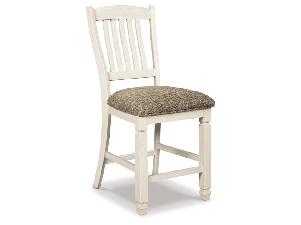 Signature Design by Ashley - Bolanburg Upholstered Barstool (Set of 2) in Two-Tone - D647-124 veiw 1