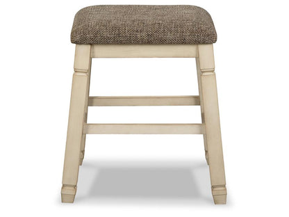 Signature Design by Ashley - Bolanburg Upholstered Stool (Set Of 2) in Two-tone - D647-024 veiw 1