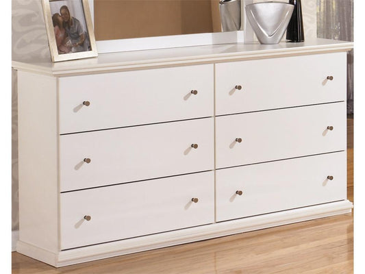 Signature Design by Ashley - Bostwick Shoals Dresser in White - B139-31 veiw 2