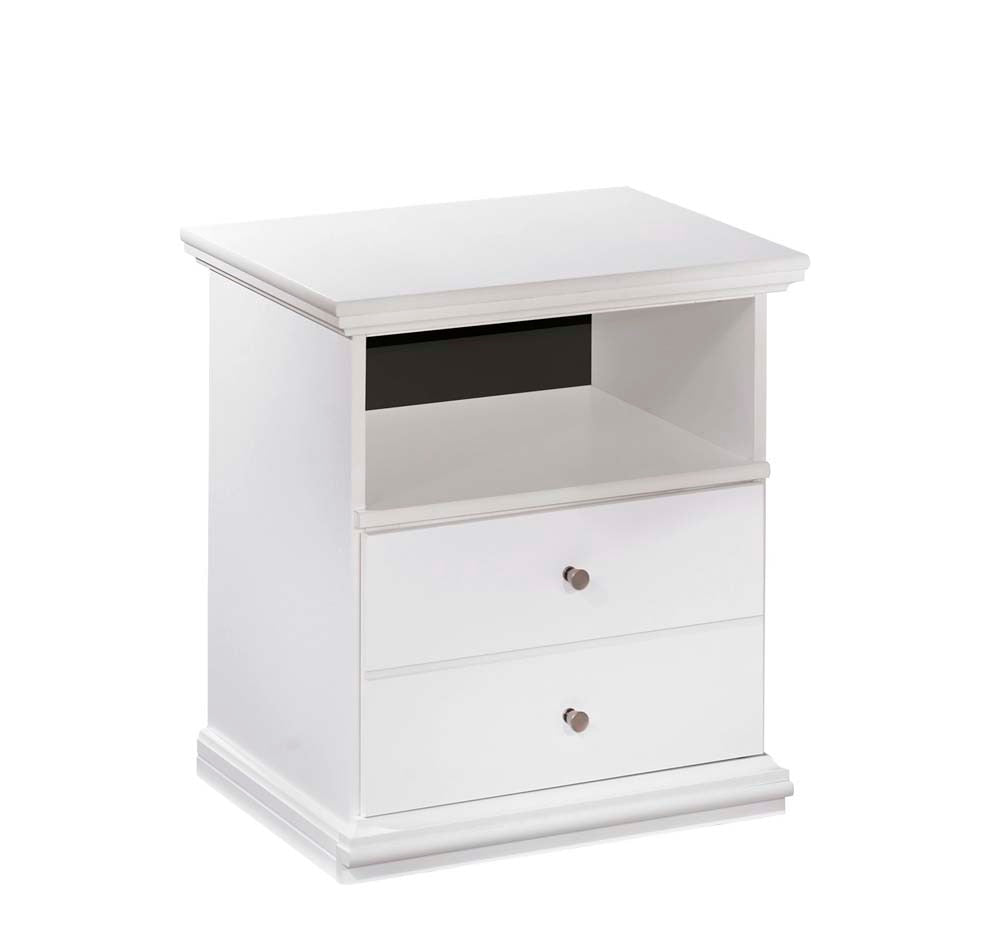 Signature Design by Ashley - Bostwick Shoals One Drawer Night Stand in White - B139-91 veiw 1