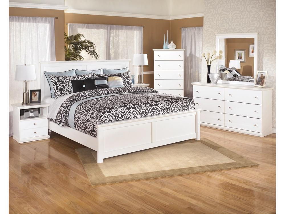 Signature Design by Ashley - Bostwick Shoals One Drawer Night Stand in White - B139-91 veiw 2